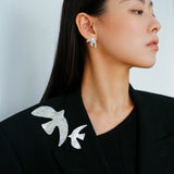 Vintage Peace Dove Brooch gembea jewelry