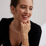 Vintage Gold Chain and Pendant Pearl Necklaces - Gembea Jewelry