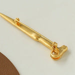 Vintage Sheep Head Long Brooch gembea jewelry