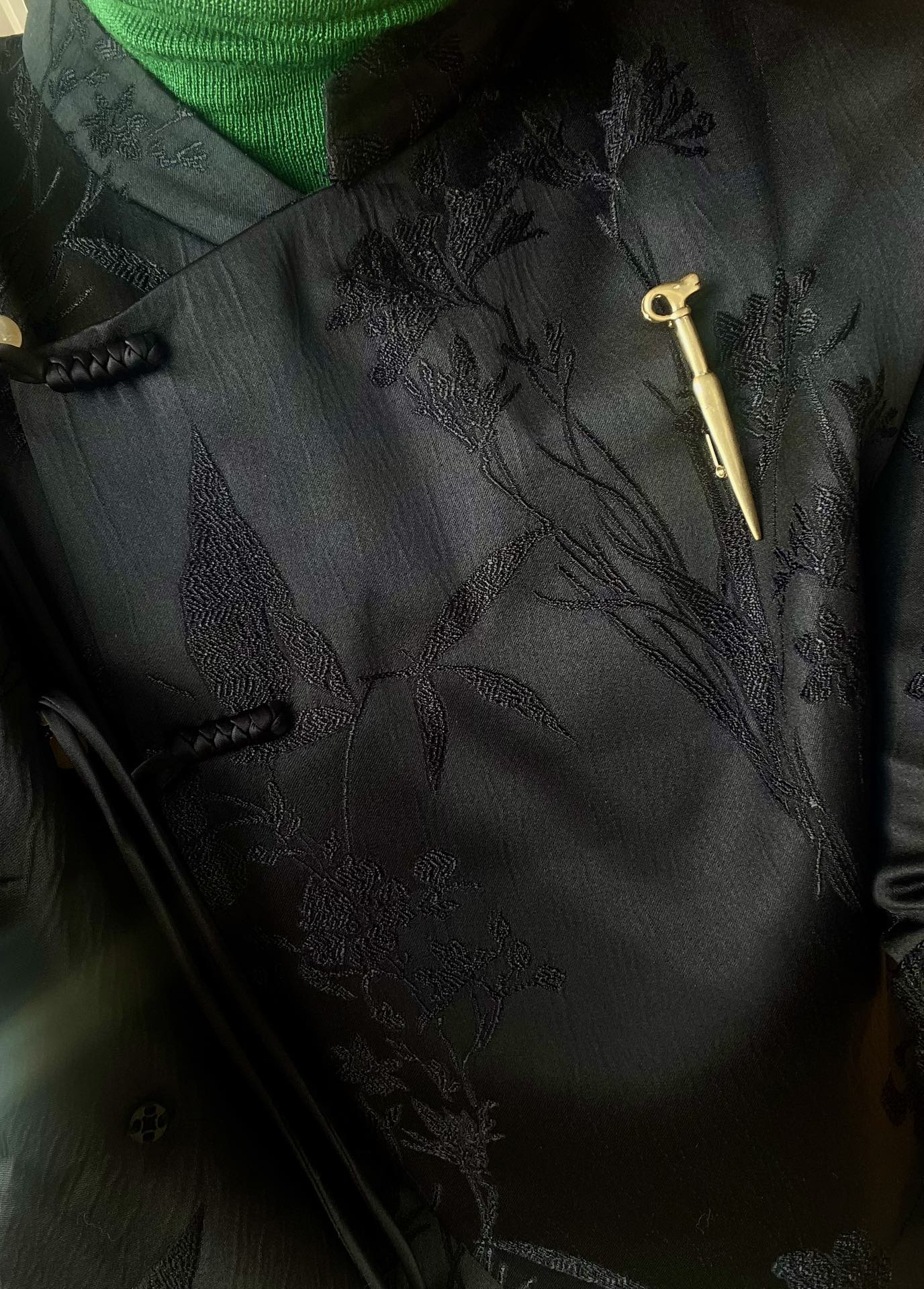 Vintage Sheep Head Long Brooch gembea jewelry