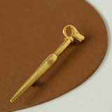 Vintage Sheep Head Long Brooch gembea jewelry