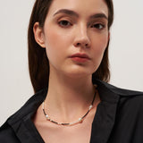 Black Spinel Baroque Pearl Necklace gembea jewelry
