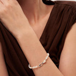 Bean Pod Irregular Freshwater Pearl Beaded Bracelet gembea jewelry