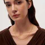 Minimalist Simple Gold Chain Necklace gembea jewelry