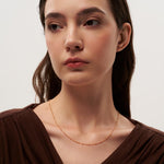 Minimalist Simple Gold Chain Necklace gembea jewelry