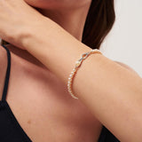 Bean Pod Freshwater Pearl Beaded Bracelet gembea jewelry