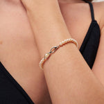 Bean Pod Freshwater Pearl Beaded Bracelet gembea jewelry