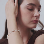 Bean Pod Irregular Freshwater Pearl Beaded Bracelet gembea jewelry