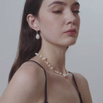 Irregular Genuine Baroque Pearl Necklace gembea jewelry