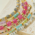 Joy Beads Rainbow Crystal Bracelet-Gembea Jewelry