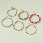 Joy Beads Rainbow Crystal Bracelet-Gembea Jewelry