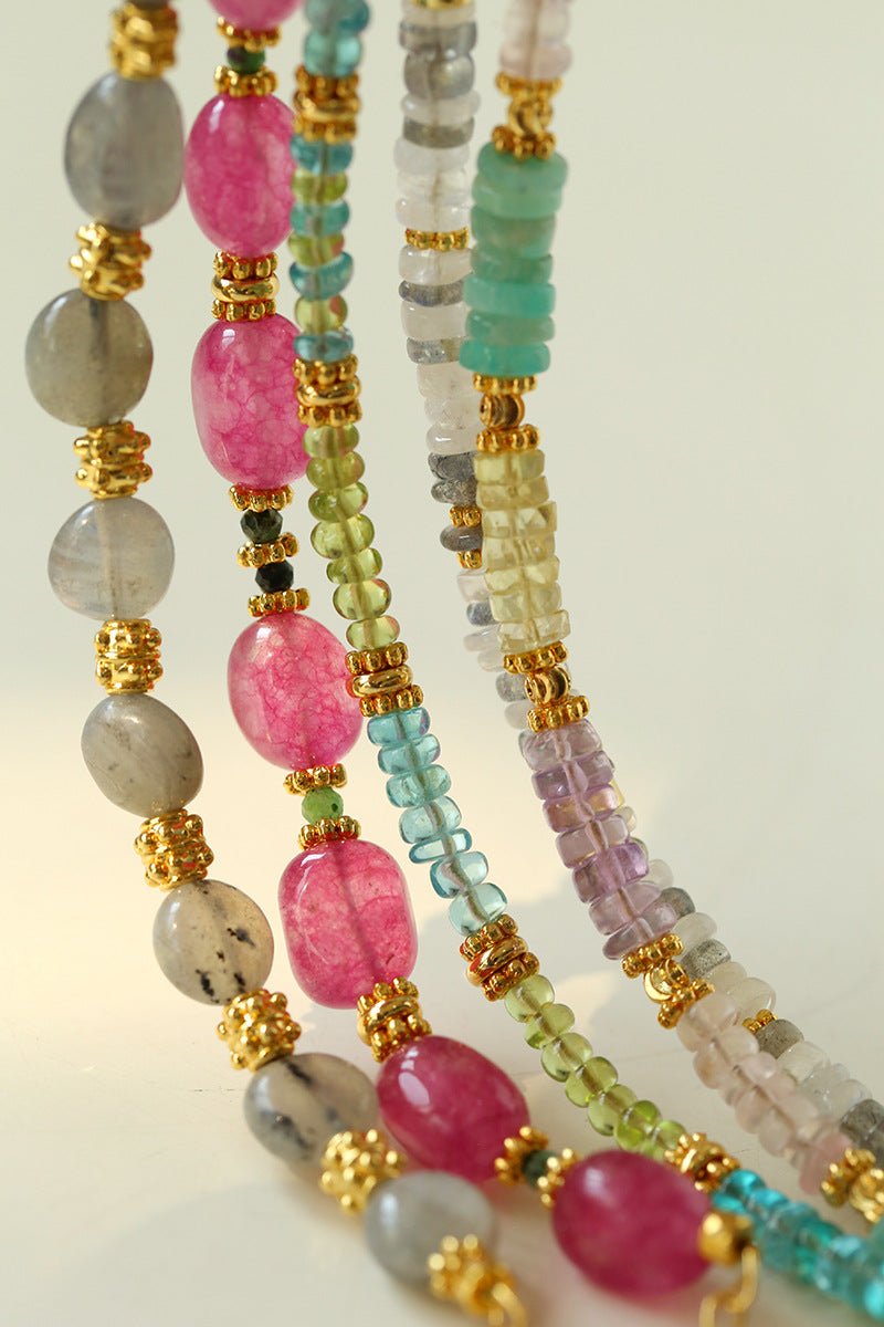 Joy Beads Rainbow Crystal Bracelet-Gembea Jewelry
