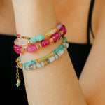 Joy Beads Rainbow Crystal Bracelet-Gembea Jewelry