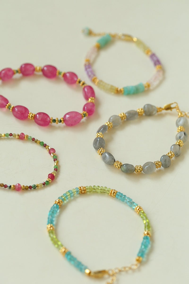 Joy Beads Rainbow Crystal Bracelet-Gembea Jewelry