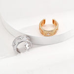 Zircon Gemstone Sterling Silver Open Rings - Gembea Jewelry