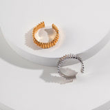 Simple 925 Sterling Silver Open Rings - Gembea Jewelry