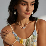 Baroque Pearl Drop Earrings - Gembea Jewelry