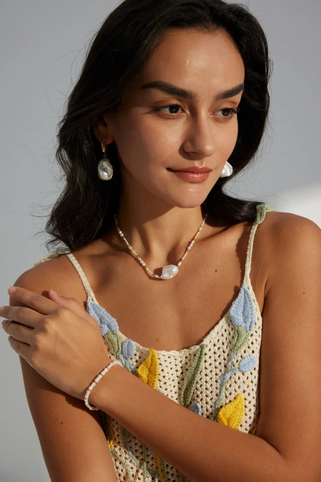 Baroque Pearl Drop Earrings - Gembea Jewelry