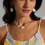 Baroque Pearl Drop Earrings - Gembea Jewelry