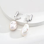 Baroque Pearl Drop Earrings - Gembea Jewelry