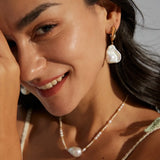 Baroque Pearl Drop Earrings - Gembea Jewelry