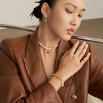 Gold Bean Pearl Bracelet - Gembea Jewelry