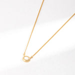 Mother of Pearl Pendant Chain Necklace - Gembea Jewelry