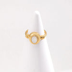 Mother of Pearl Open Ring - Gembea Jewelry