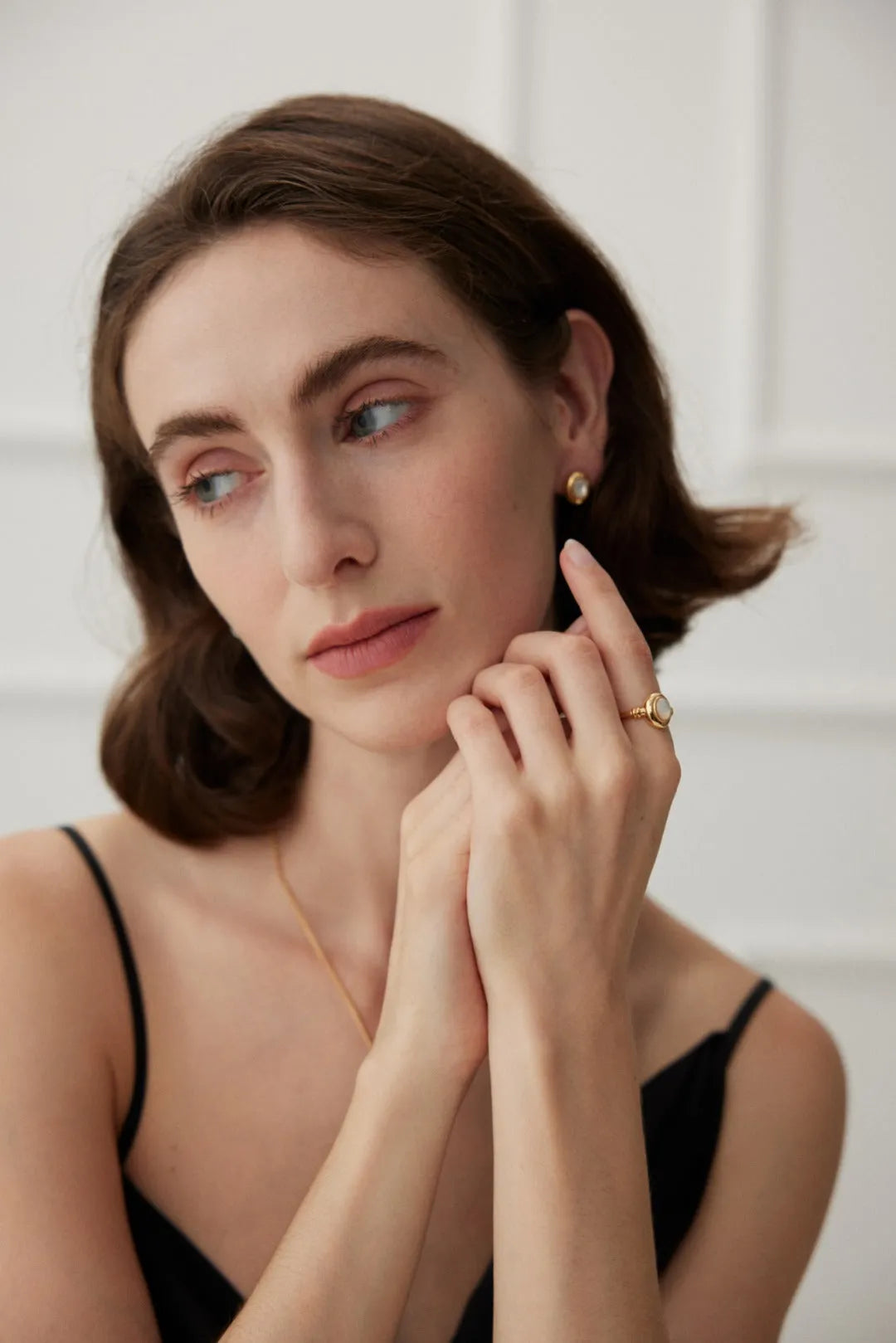 Mother of Pearl Open Ring - Gembea Jewelry