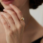 Mother of Pearl Open Ring - Gembea Jewelry