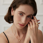 Mother of Pearl Stud Earrings - Gembea Jewelry