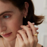 Mother of Pearl Stud Earrings - Gembea Jewelry