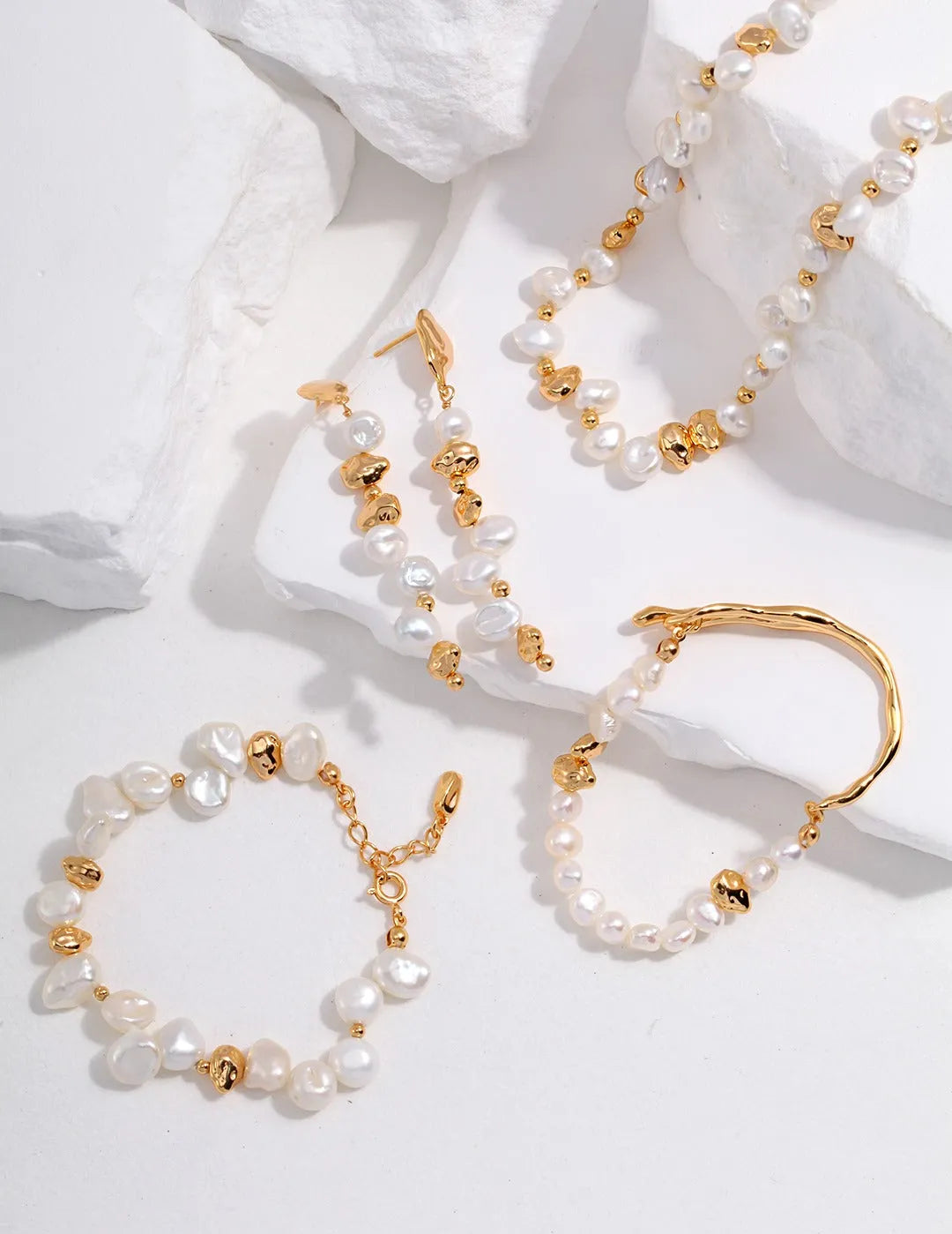 Freshwater Pearl Bangle Bracelet