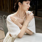 Elegant Pearl Beaded Pendant Necklace