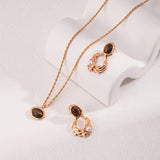 Gembea Jewelry Tiger Eye Stone Pearl Earrings