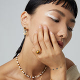 Gembea Jewelry Tiger's Eye Stone Opening Ring