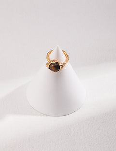 Gembea Jewelry Tiger's Eye Stone Opening Ring