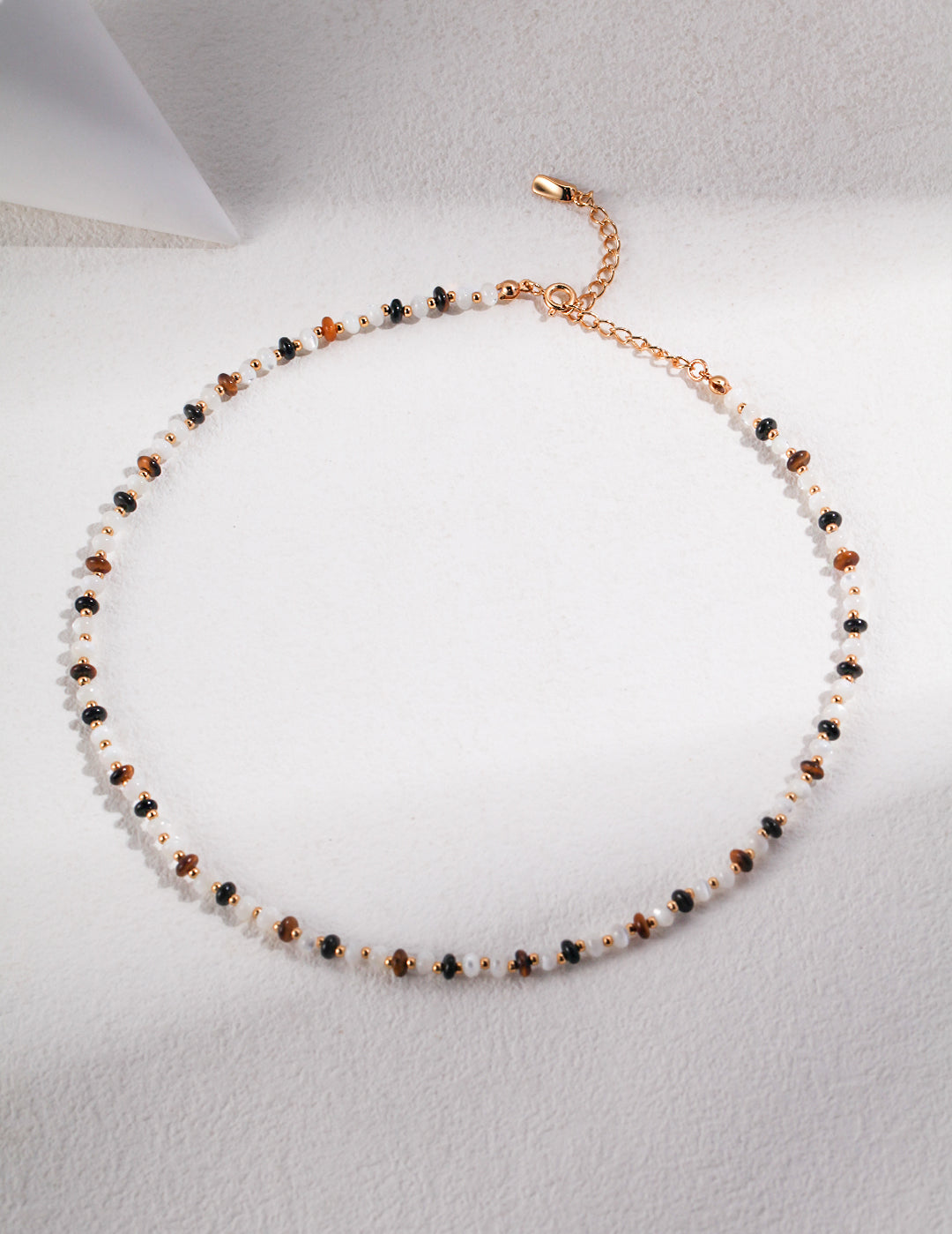 Tiger's Eye Stone Beaded Necklace