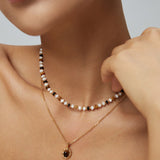 Tiger's Eye Stone Beaded Necklace