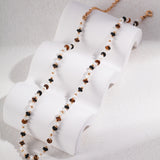 Tiger's Eye Stone Beaded Necklace