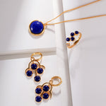 Gembea Jewelry Lazuli Days Series Blue Bloom Ring