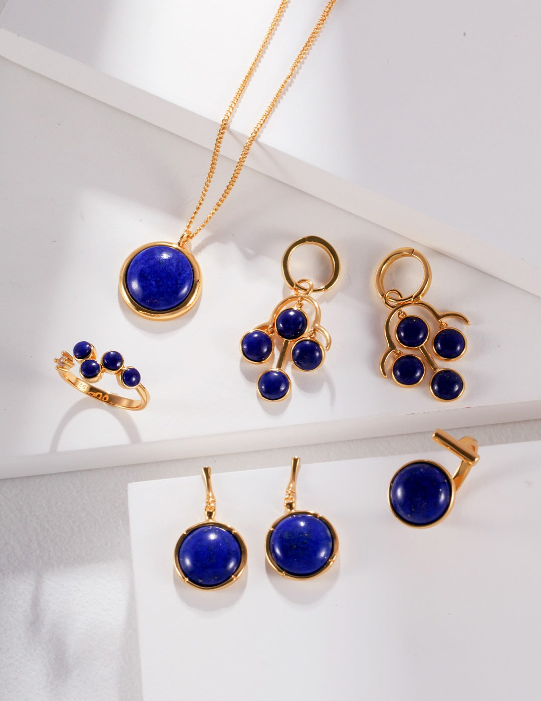 Gembea Jewelry Lazuli Days Series Blue Bloom Ring