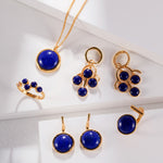 Gembea Jewelry Lazuli Days Series Blue Bloom Ring