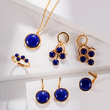 Gembea Jewelry Lazuli Days Series Blue Bloom Ring
