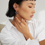 Gembea Jewelry Lazuli Days Series Blue Bloom Ring