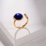 Gembea Jewelry Lazuli Days Series Blue Halo Ring