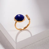 Gembea Jewelry Lazuli Days Series Blue Halo Ring