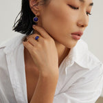Gembea Jewelry Lazuli Days Series Blue Halo Ring