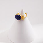 Gembea Jewelry Lazuli Days Series Blue Halo Ring