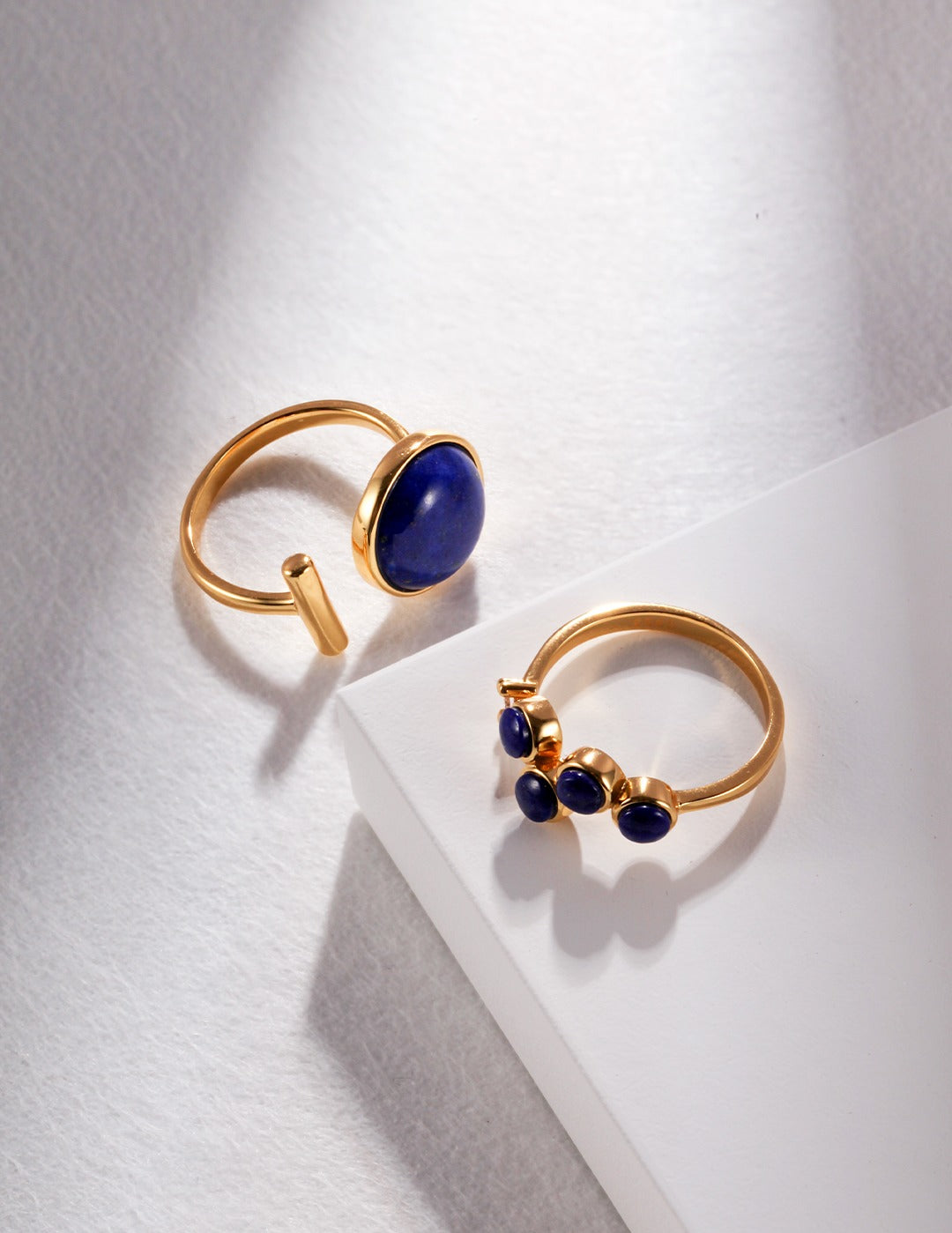 Gembea Jewelry Lazuli Days Series Blue Halo Ring
